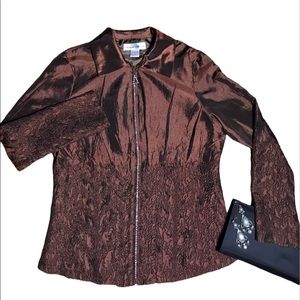 General Apparel Top Brown Size L